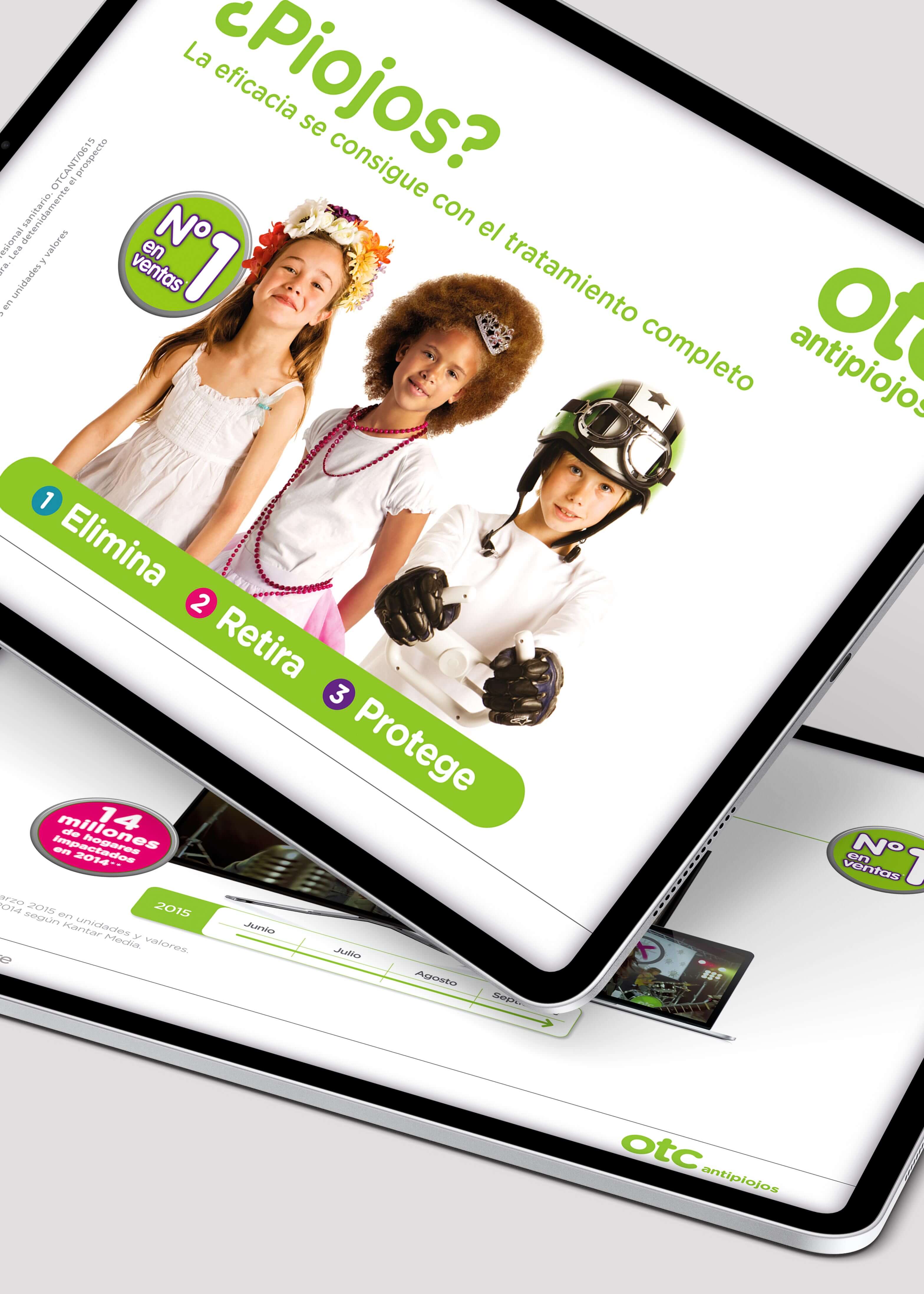 Literatura interactiva OTC Antipiojos